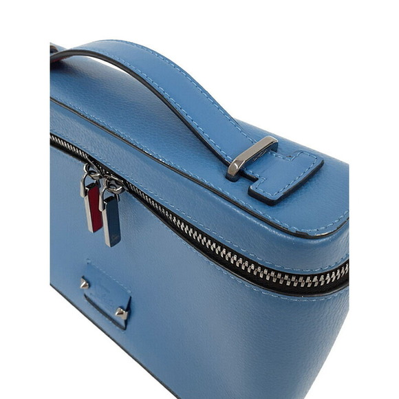 Christian Louboutin Kypipouch leather crossbody bag blue calf leather - Picture 8 of 9